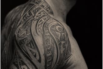 design unique and professional tribal tattoo artwork