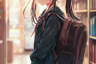make anime character illustration