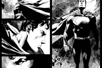 do superhero comic page superhero character for comics