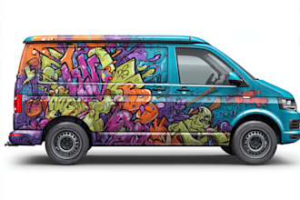 design professional custom car wrap, truck wrap, and fleet vehicle wrap