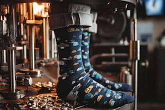 create unique, production ready socks that converts