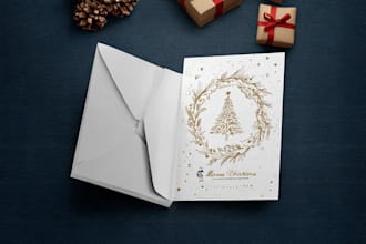 design a beautiful christian invitation card for your event