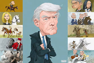 create political and editorial cartoons