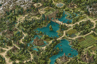 fantasy map design map illustration fantasy map
