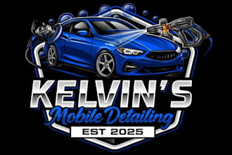 design luxury car detailing logo