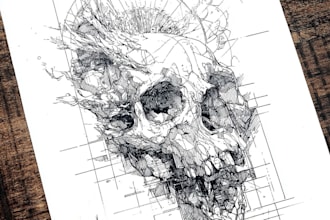 high end linework tattoo design for you