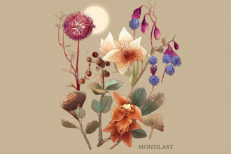 draw high quality animal, insect, and botanical art