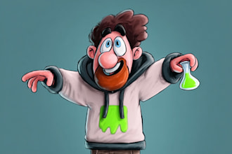 create any cartoon character