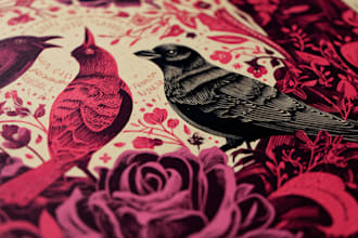 create awesome linocut illustration for your brand
