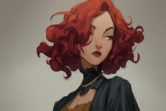 draw anime fanart and character
