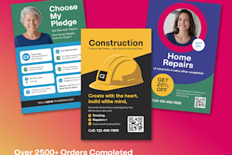 design a modern poster for events business or film