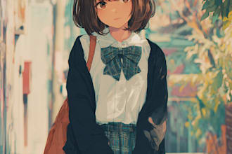 draw a anime character