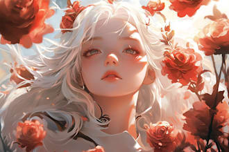 draw beautiful anime art illustration