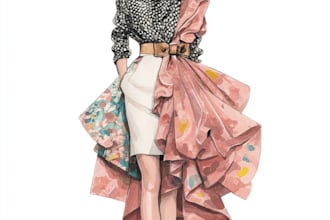 draw a fashion illustration or sketch