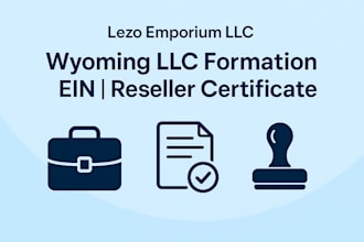 create llc, ein and reseller certificate for your amazon business