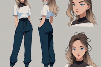 draw anime and manga illustrations