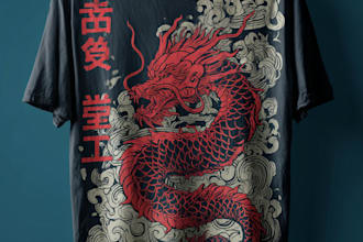make vintage retro tshirt design for you
