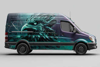 design professional vehicle wrap, vehicle wrap design