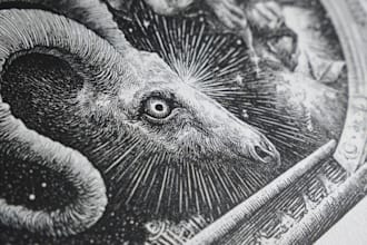 do awesome linocut illustration or linocut imitation