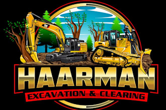 design wonderful land cleaning logo