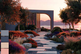 create exterior and landscape design with renders