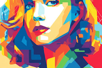 design food pop art of your food pop art
