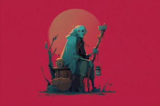 fantasy horror and fantasy horror character