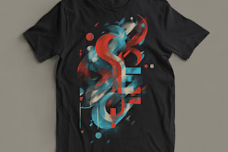 design a typography t shirt and graphic t shirt