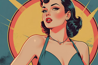 design a pin up girl and pin up girl