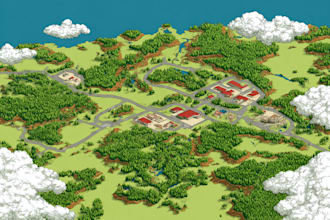 draw a map of the site plan, office, collage, school