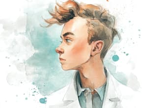 draw watercolor line art objects character illustration