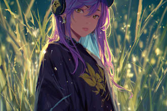 draw anime character for you