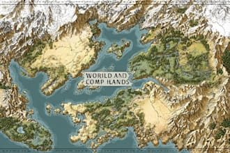 make an amazing world or regional custom fantasy map