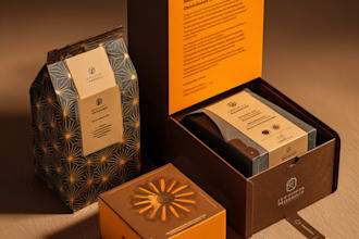 design professional product label and packaging design
