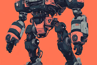 draw high quality robot,  concepts