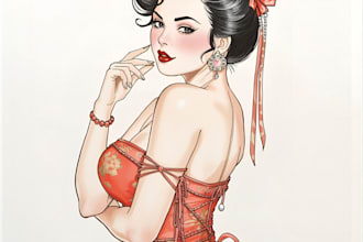 design a pin up girl and pin up girl