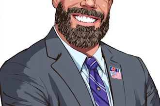 draw political cartoon and comic strip