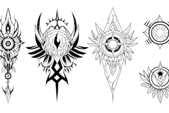 design an amazing minimalist lineart tattoo for you