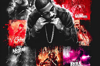 design stunning rap album cover and hip hop mixtape art or single art