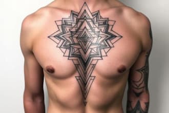 make a geometric tattoo design