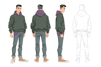 do a character of comic or design