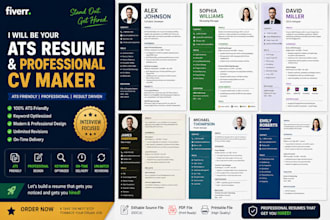 be your ats resume and professional CV maker