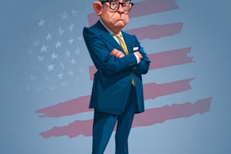 create political cartoons illustration