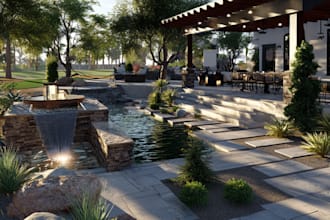 design and render your landscape design