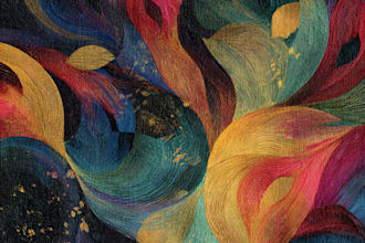 draw abstract painting art or color abstract art