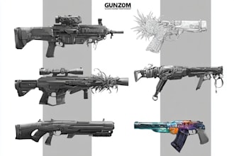 make and paint weapons and props