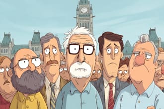 create a political themed cartoon for you