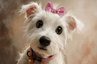 draw disney pet portrait