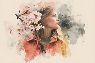 paint a watercolor illustration