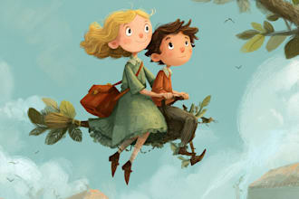 design children story book illustration